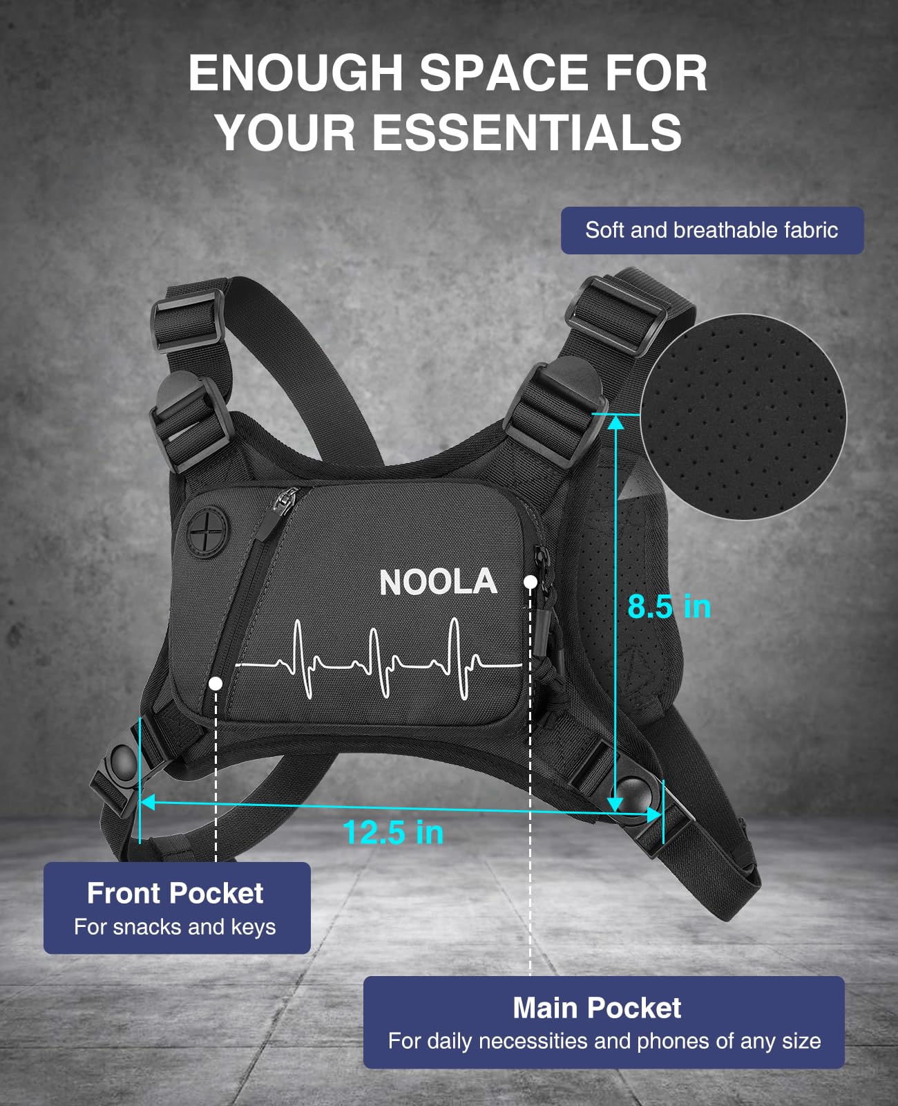 Chest Pack Running Vest Reflec - Reflective Running Gear Vest incelemesi ve fiyatı