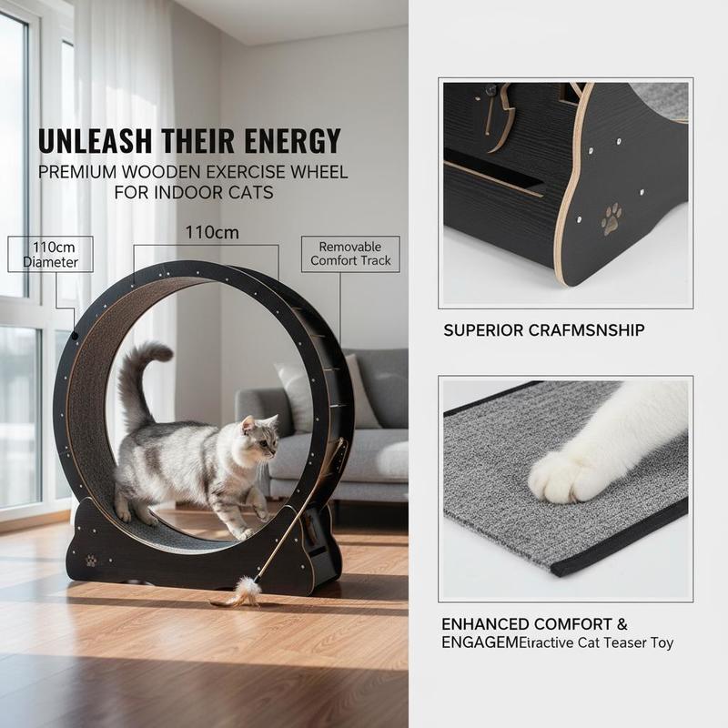 Solid Wood Pet Treadmill 43.3  - Running Gear Equipment incelemesi ve fiyatı