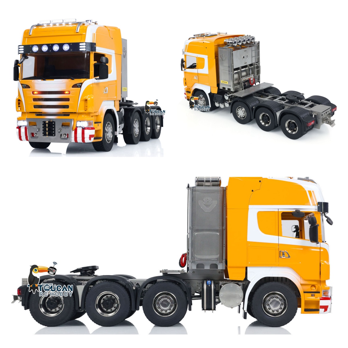 Toy 1/14 8x8 R620 RC Tractor T - Running Gear Box incelemesi ve fiyatı