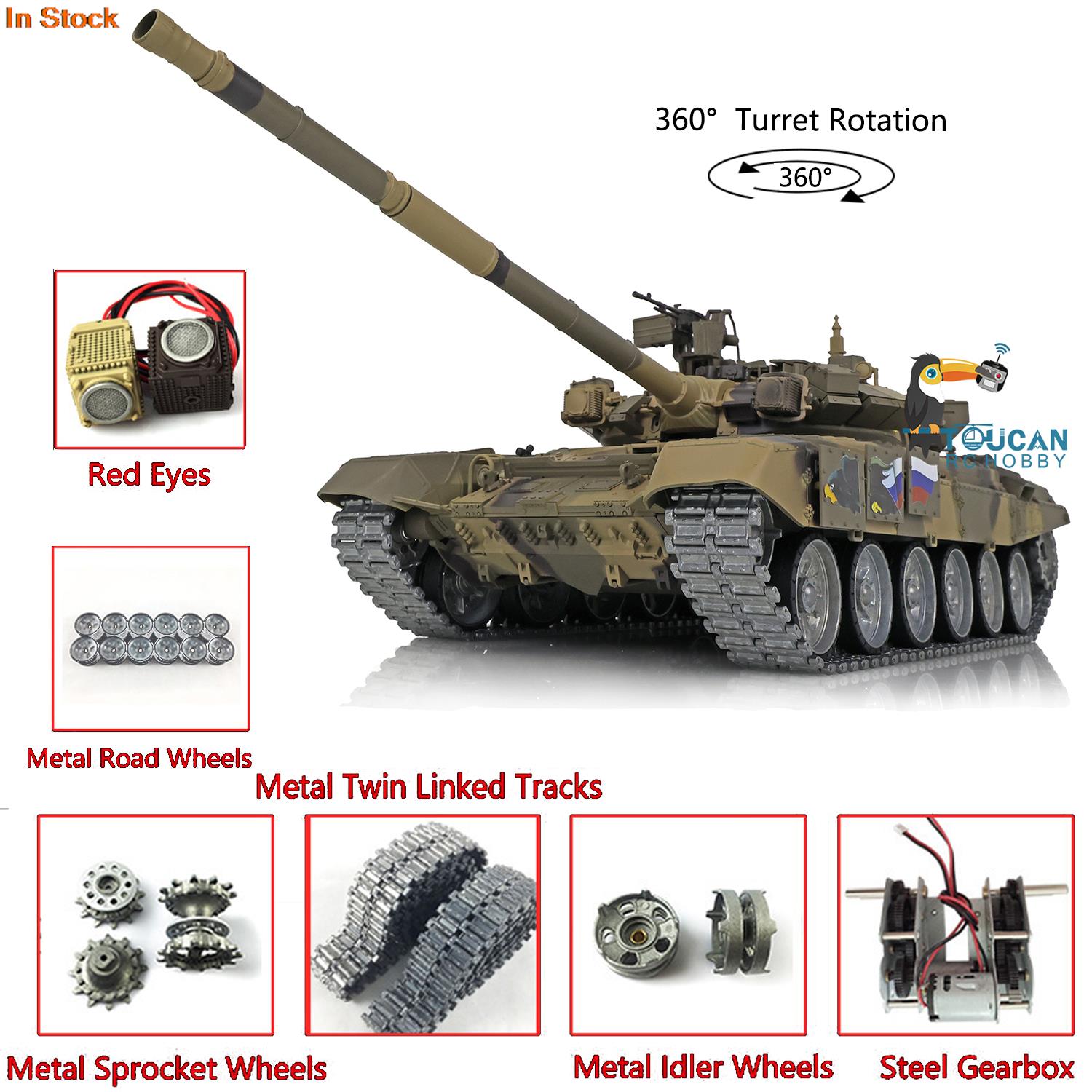 HENG LONG 1/16 7.0 T90 Remote  - Running Gear Box incelemesi ve fiyatı