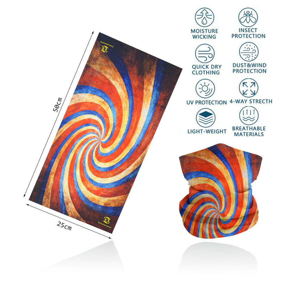 Sprial Stripes Neck Gaiter Geo - Running Gear Youtube incelemesi ve fiyatı