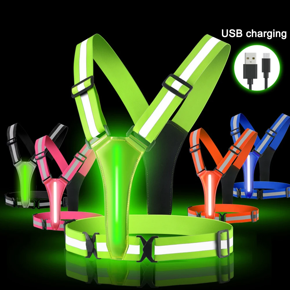 LED Running Vest USB Rechargea - Reflective Running Gear Vest incelemesi ve fiyatı