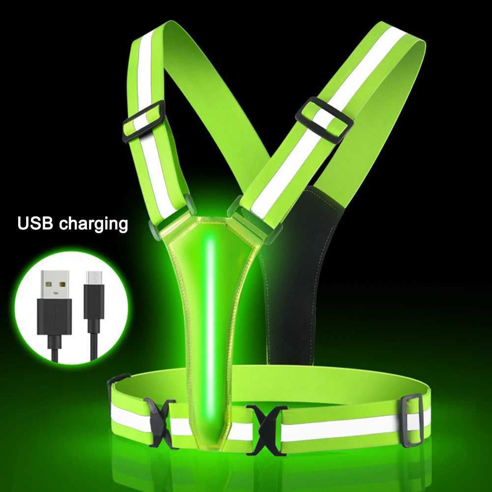 LED Running Vest USB Rechargea - Reflective Running Gear Vest incelemesi ve fiyatı