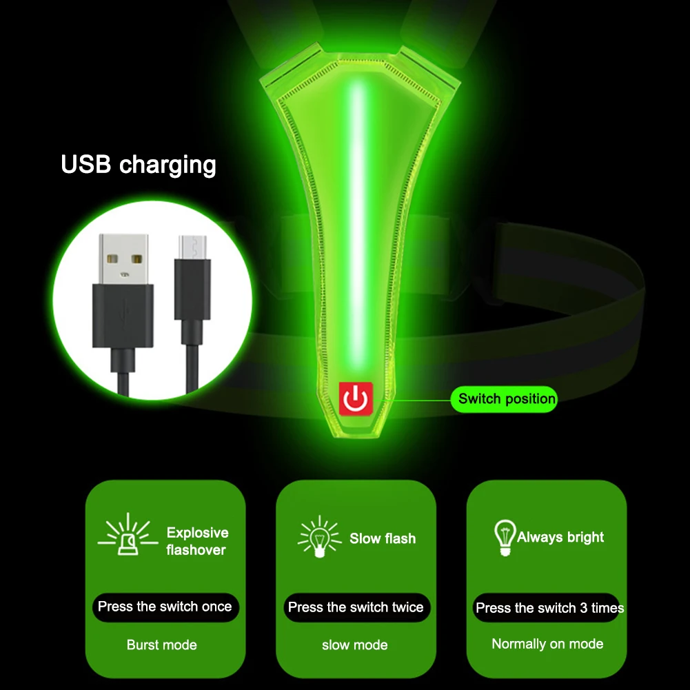LED Running Vest USB Rechargea - Reflective Running Gear Vest incelemesi ve fiyatı