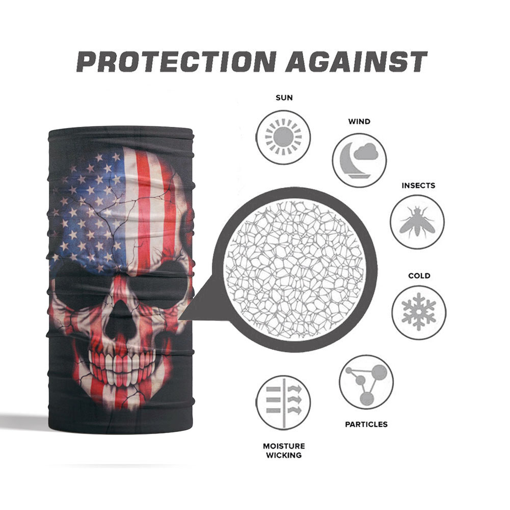 USA Flag Skull Bandana Breatha - Running Gear Youtube incelemesi ve fiyatı