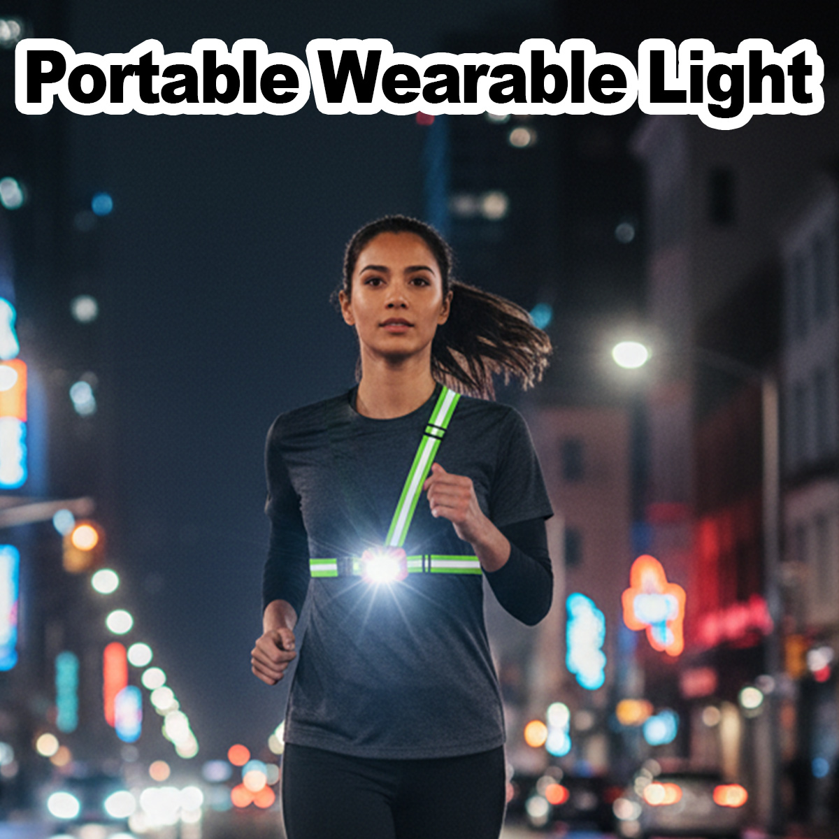 Running Light USB Rechargeable - Reflective Running Gear Vest incelemesi ve fiyatı