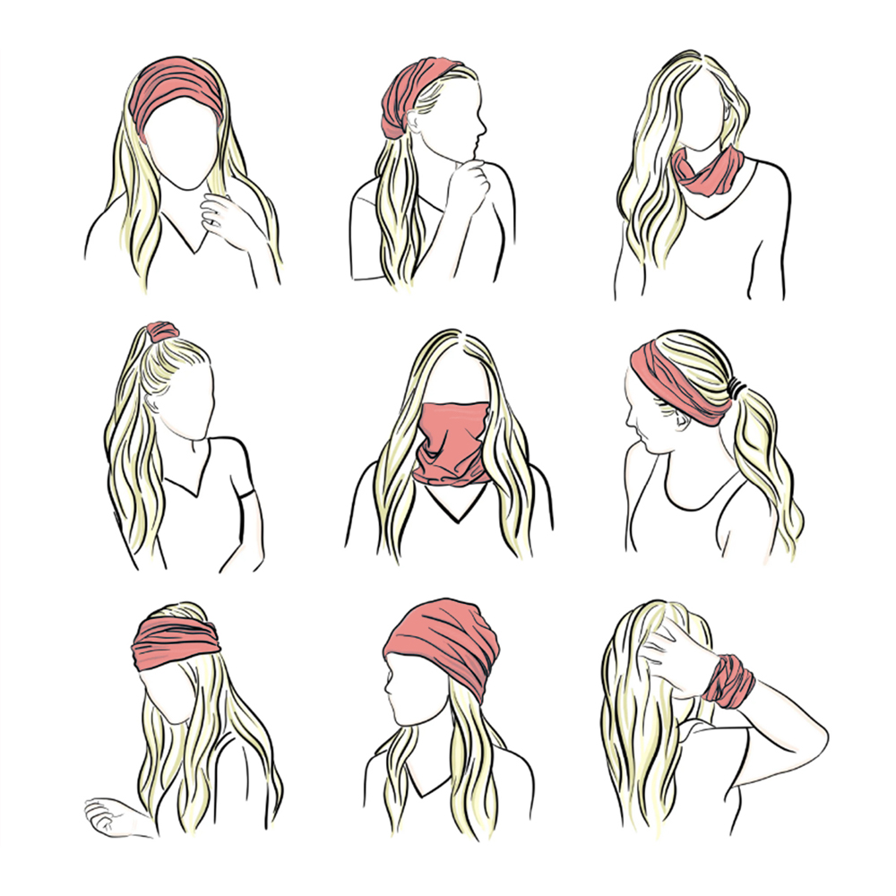 Orange Face Bandana Women Runn - Running Gear Youtube incelemesi ve fiyatı