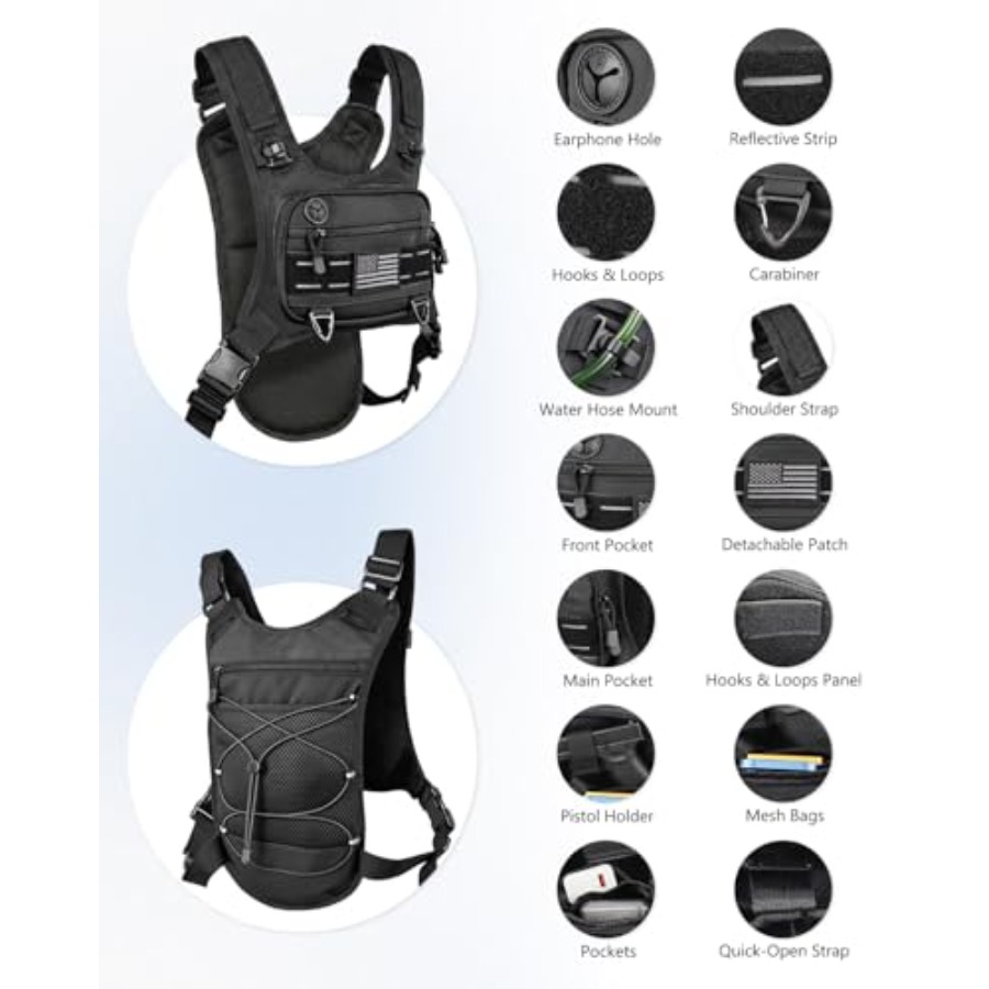 Running Vest with 2L Water Bla - Reflective Running Gear Vest incelemesi ve fiyatı