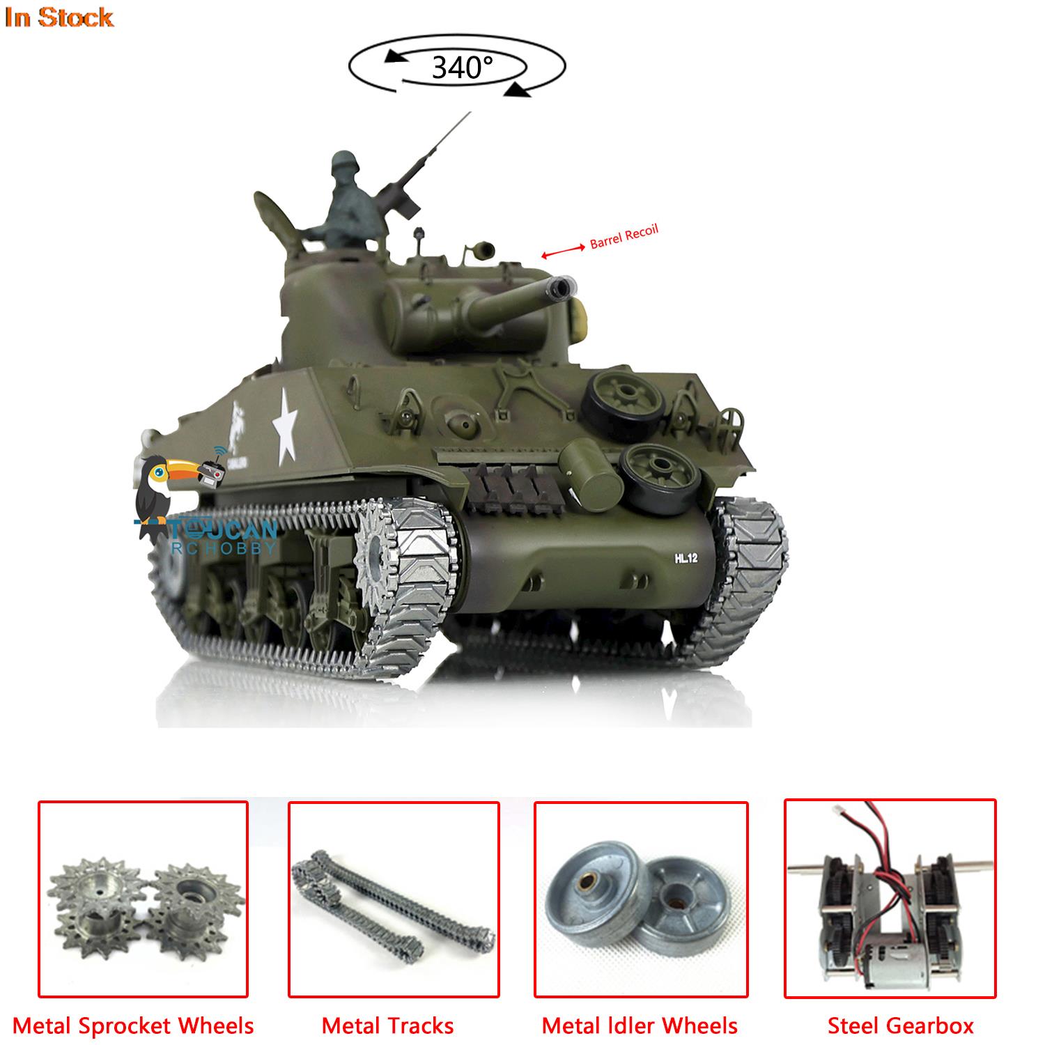 1/16 HENG LONG RC Tank 7.0 Upg - Running Gear Box incelemesi ve fiyatı