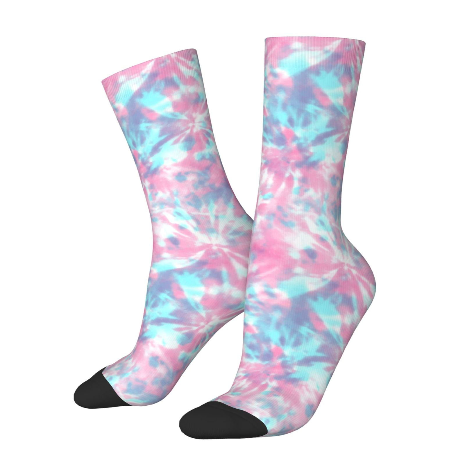 Tie Dye Print Crew Socks For W - Running Gear Youtube incelemesi ve fiyatı
