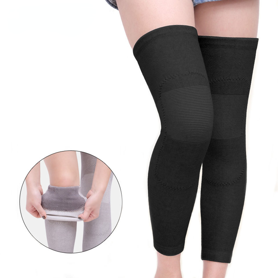 1Pair Long Winter Warm Knee Pa - Running Gear For Winter incelemesi ve fiyatı