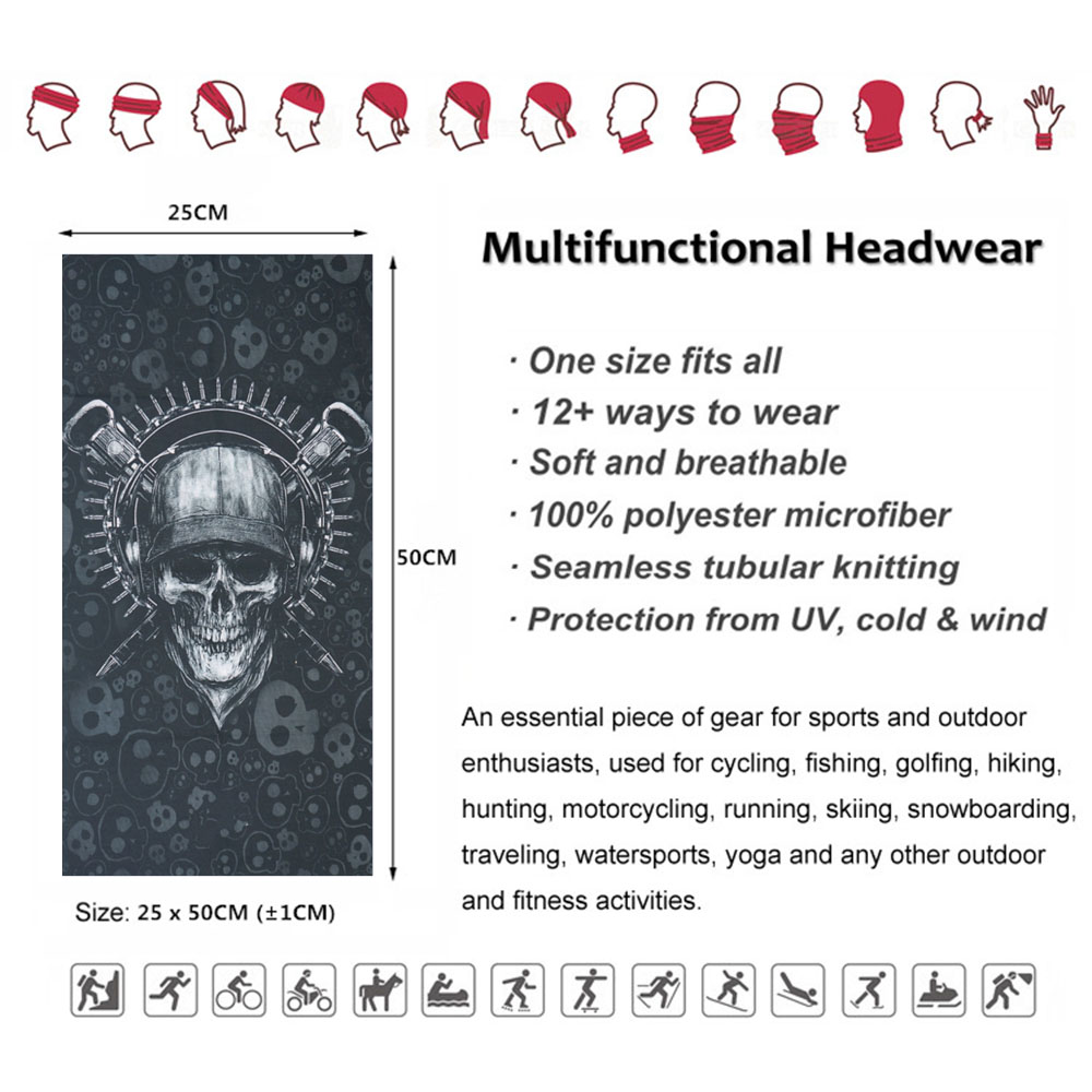 Skull Pattern Seamless Breatha - Running Gear Youtube incelemesi ve fiyatı